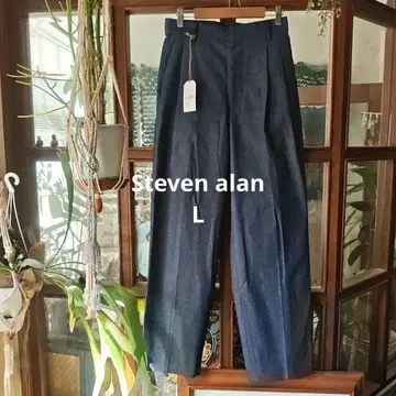 steven alan 네이비 핏이 예쁜 깔끔한 팬츠 택 포함 새상품