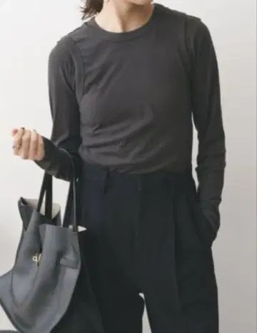 스픽앤스팬 레이어드 풀오버 티셔츠 2장 세트