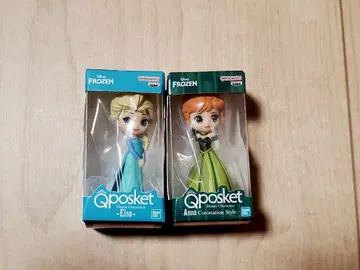 Disney Qposket 미니어처 컬렉션 엘사 안나 세트