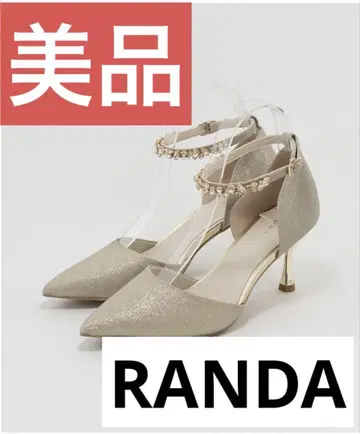 새상품급 2WAY 글리터 스트랩 펌프스 RANDA