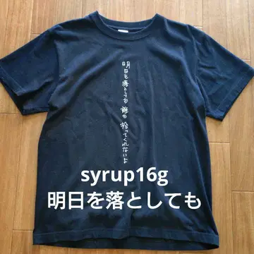 syrup16g 내일을 떨어뜨려도 티셔츠 밴드티 J-POP 락
