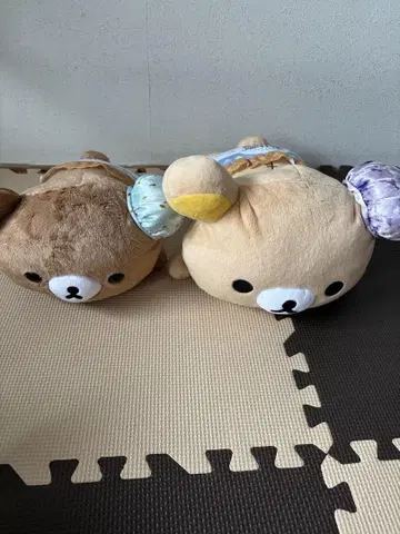 제일복권 리락쿠마 차이로이코구마 봉제 인형 세트