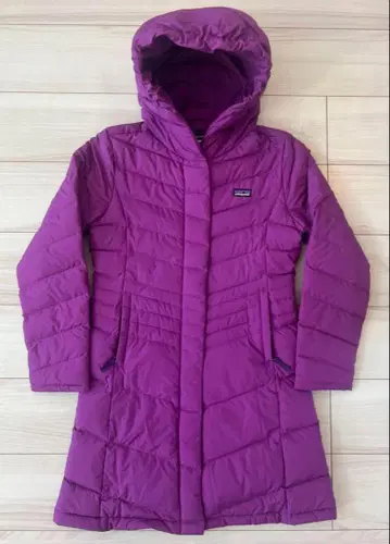 파타고니아 Girls 여성용 다운 자켓 핑크 퍼플 L