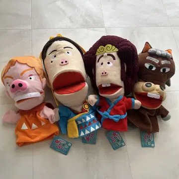 몽키퍼마 퍼펫 봉제 인형 4개 세트