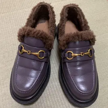 [ 새상품급 ] 오리엔탈 트래픽 따뜻한 로퍼 23cm 브라운