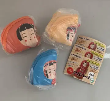 입체 코케시 케이스 3종 가챠 코케시 파우치