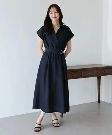 BLUEEAST 카슈쿨 셔츠 원피스