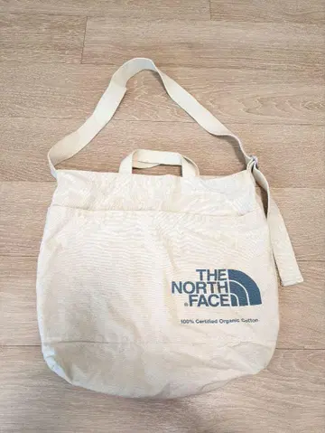 THE NORTH FACE 코튼 숄더백 블루