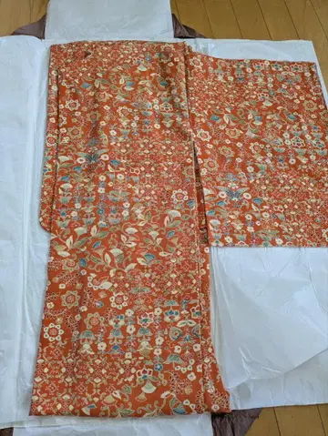 사라사 기모노 코몬 귀여운 새상품급