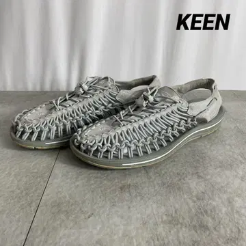 KEEN UNEEK 남성용 그레이 킨 샌들 아웃도어 28cm
