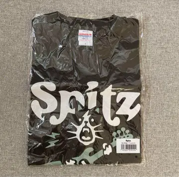 새상품 Spitz 엘렉키 고양이 T셔츠 S사이즈 굿즈 차콜 Spitz