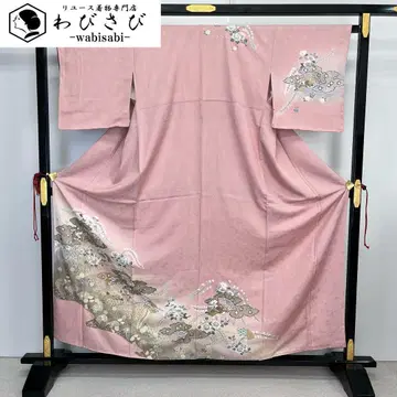 호몬기 파도와 구름 무늬 지문 꽃무늬 금채색 아케보노색 K-4070