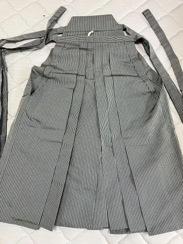 스트라이프 에이프런 스타일 하카마 승마 타입