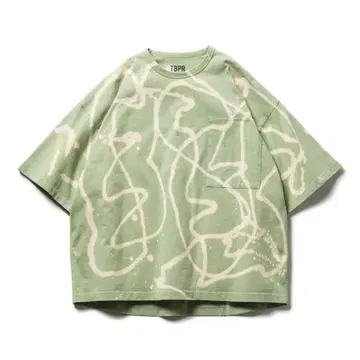 TIGHTBOOTH BLEACH T-SHIRT LIME L