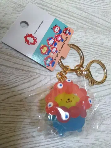 미야쿠미야쿠 폼폼푸딩 클리어 키링