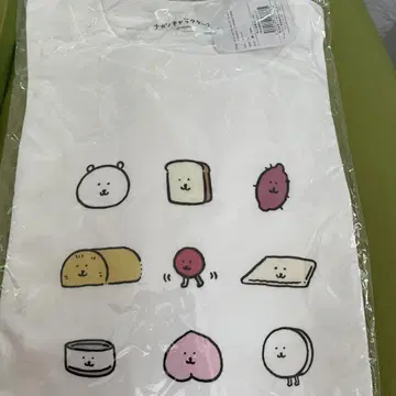 나가노 마켓 나가노 캐릭터즈 T셔츠 화이트 M 사이즈