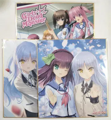 미개봉 색지 엔젤 비트 Angel Beats! 3장 세트
