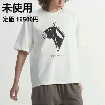미사용 #PetSounds 애니멀 프린트 T셔츠 PLAIN PEOPLE