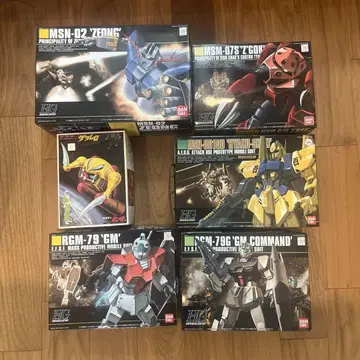 HGUC 반다이 건담 프라모델 세트 판매