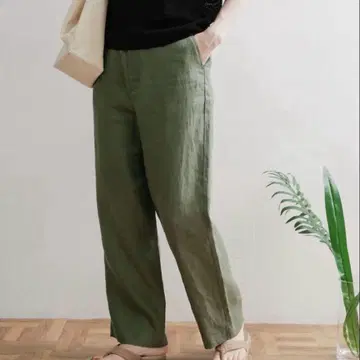 어반 리서치 도어스 린넨 스트레이트 이지 팬츠