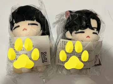 윤기 봉제 인형 2체 세트