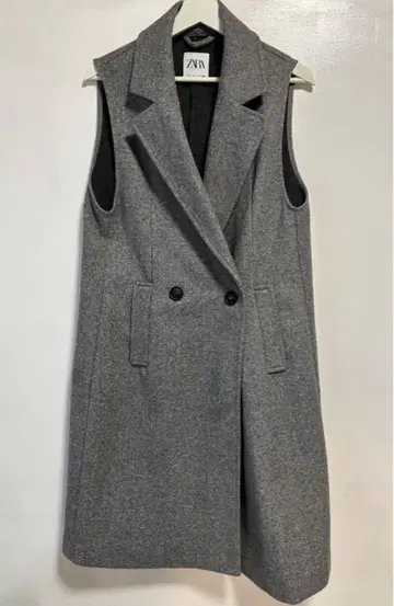 [ ZARA ] 새상품급 그레이 롱베스트 M