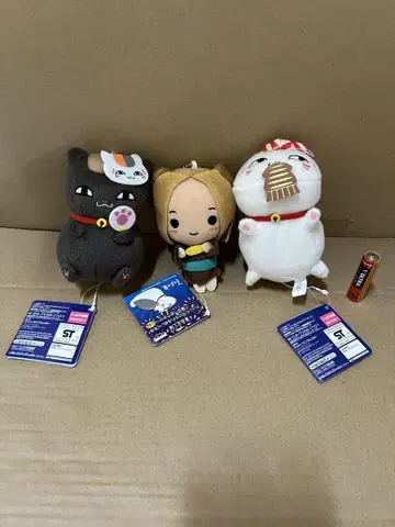 나츠메 우인장 가방에 달 수 있는 봉제 인형 엔니치 외출 전 3종 세트