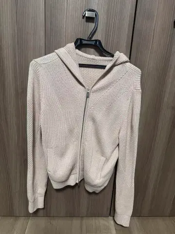 가격 인하 폭시 베이지 풀 집업 후드 부착 후드티 사이즈 40