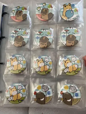 너구리와 여우 굿즈 묶음 판매2