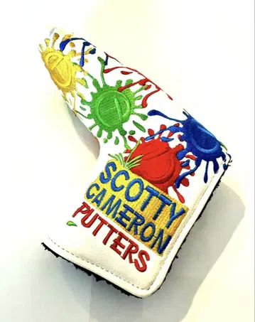 Scotty Cameron 퍼터 커버 스플래쉬 페인터 화이트