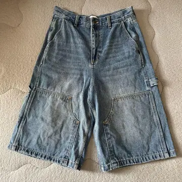 아토모스 핑크 페인터 하프 팬츠