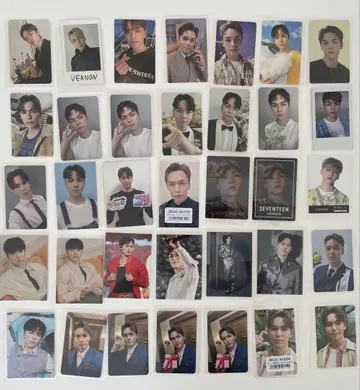 seventeen 세븐틴 버논 트레이딩 카드 굿즈 묶음 판매