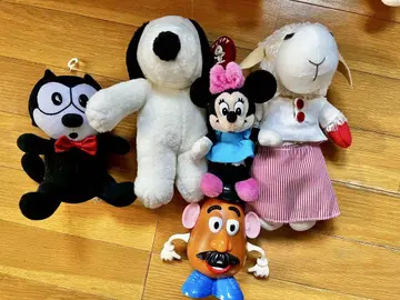 아메리칸 잡화 봉제 인형 스누피 필릭스 더 캣 라무 초프