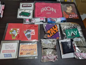 즉시 구매 OK iKON JAY 굿즈 캔 배지 등 묶음 판매 세트 판매