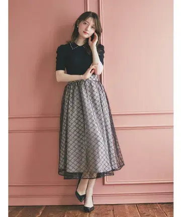 택 포함 토코 클로젯 원피스