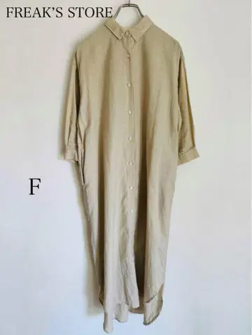 FREAK'S STORE 프릭스스토어 린넨 혼방 셔츠 원피스