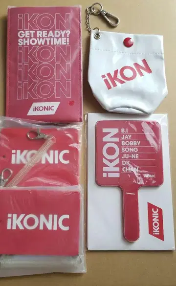 iKON 묶음 판매 파우치 거울 패스 케이스 미니 숄더백