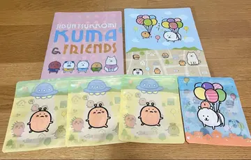 농담곰 제일복권 클리어 파일, 지퍼백 세트 로손 복권