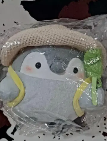 코우펜짱 고양이 낚싯대 들고 외출 봉제 인형 S