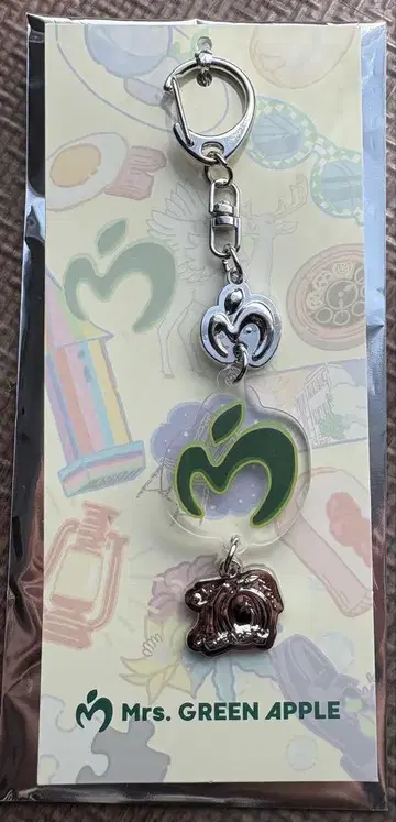 Mrs. GREEN APPLE 랜덤 참 키링 A