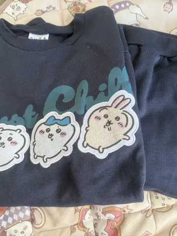 치이카와 (먼작귀) 시마무라 콜라보 상하의 세트 M 사이즈