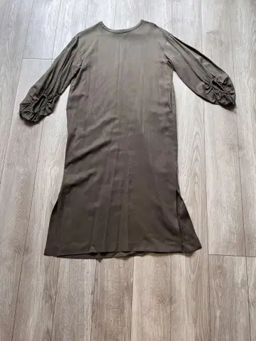Whim Gazette 퍼프 슬리브 롱 원피스