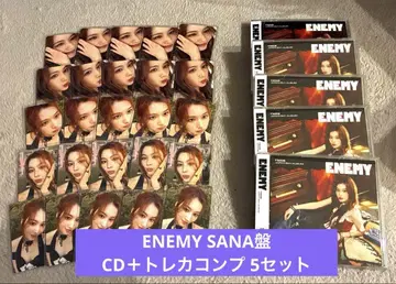 TWICE ENEMY SANA반 트레이딩 카드 컴프 5세트