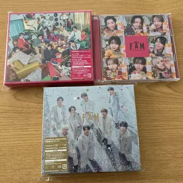 timelesz FAM 한정판 CD Blu-Ray 3 형태