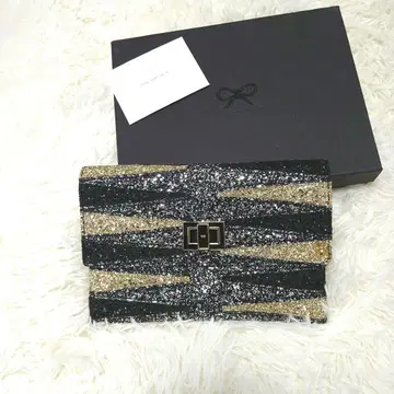 레어 ANYA HINDMARCH 안야 힌드마치 글리터 클러치백