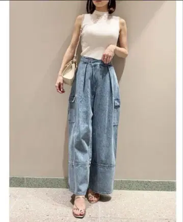 snidel 바리에 카고 팬츠