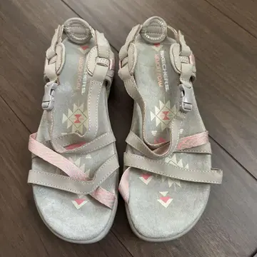 SKECHERS 스포츠 샌들 베이지