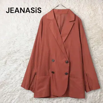 JEANASiS 시어 2WAY 오버 자켓 더블 버튼 소매 슬릿