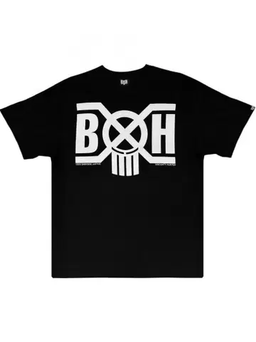 BOUNTY HUNTER BxH LOGO Tee BLACK/WHITE