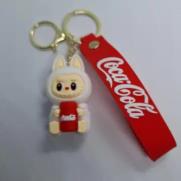 귀여운 콜라(캔 타입) 부부(*^^*)러브부 키링(화이트)2